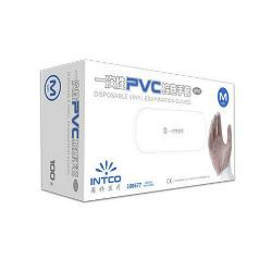 Result Essential Hygiene Ppe Medical Vinyl Examination Gloves Clear (Pack Of 100) - 